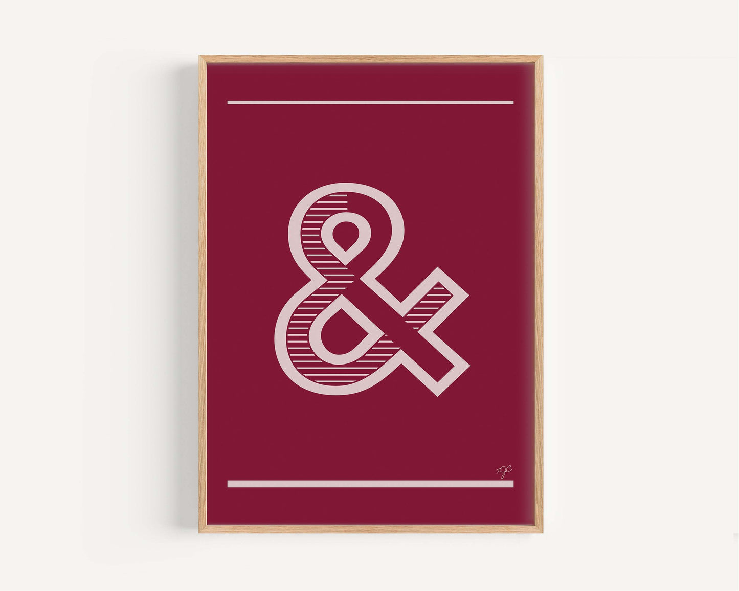"&" – The Alphabet Print Collection