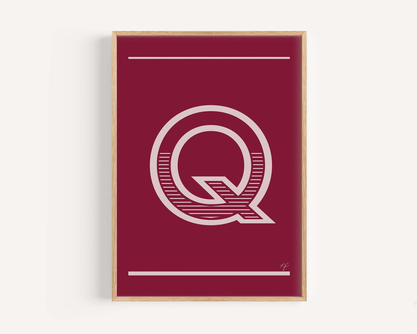 "Q" – The Alphabet Print Collection