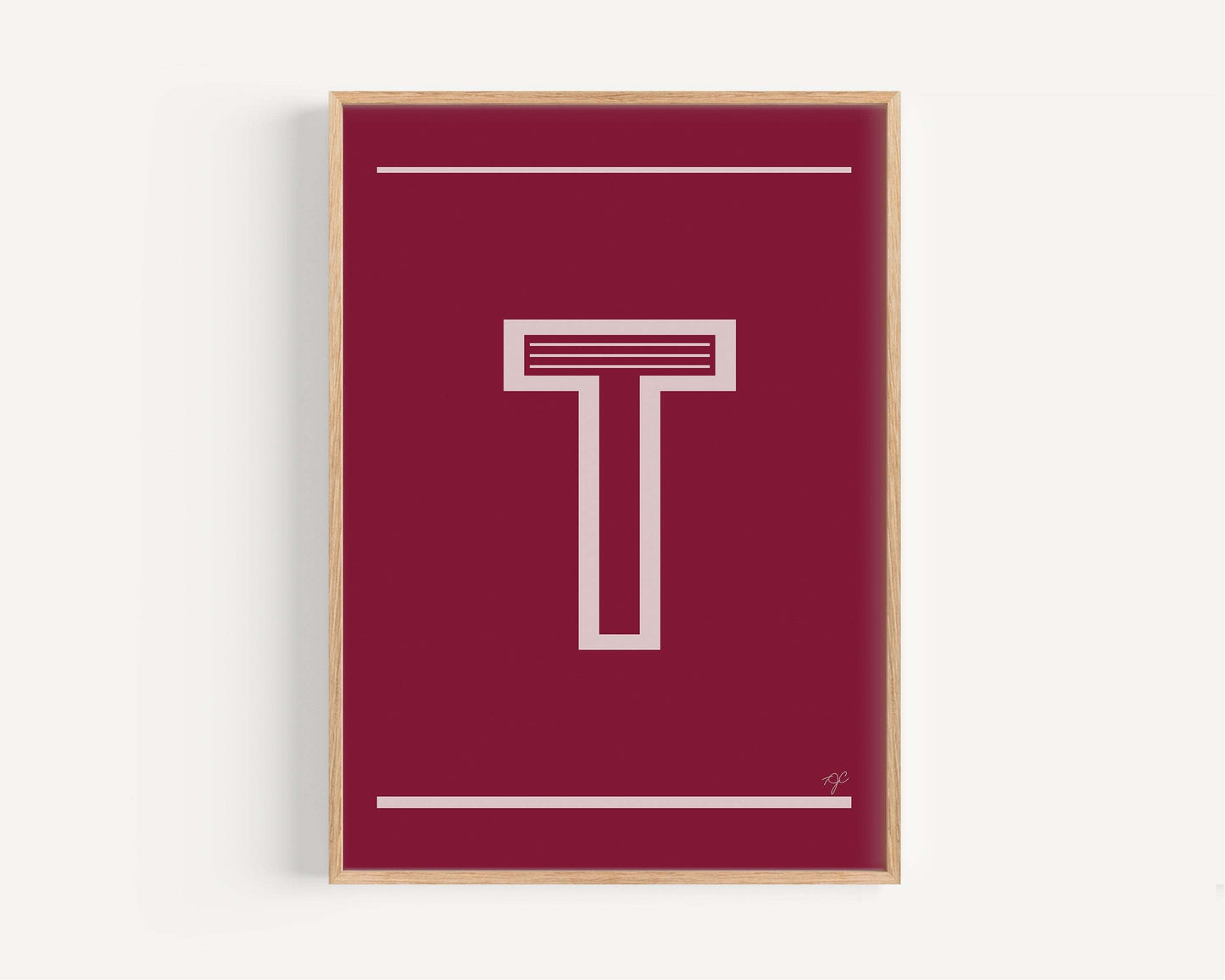 "T" – The Alphabet Print Collection