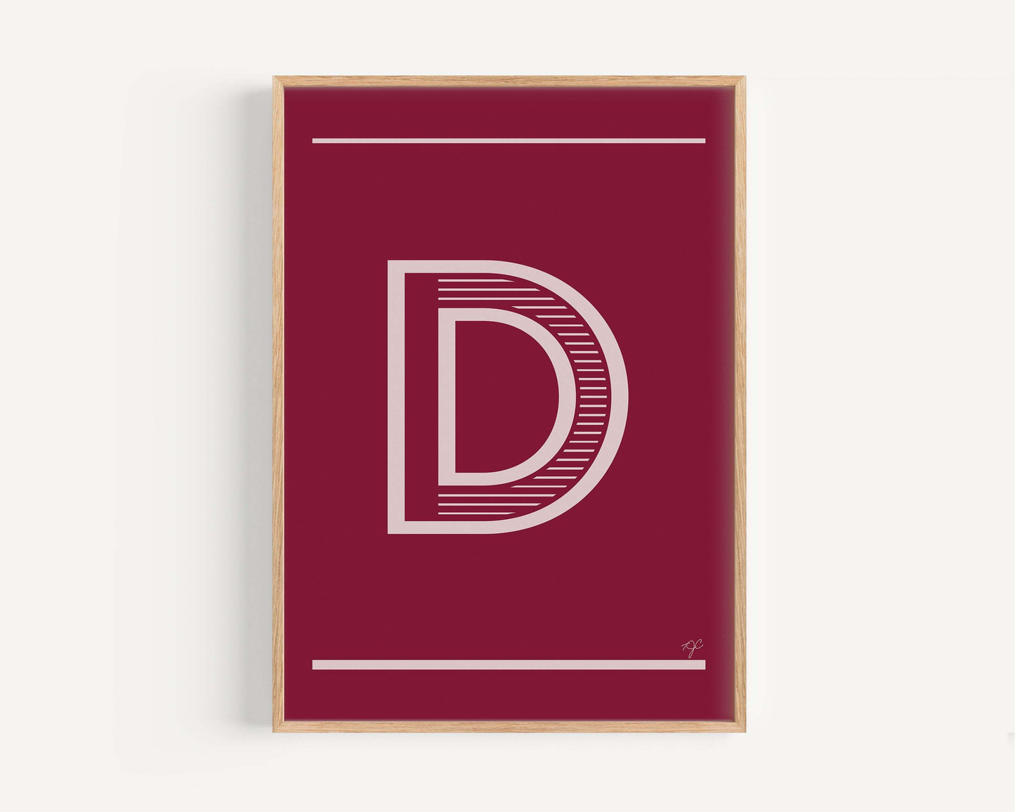 "D" – The Alphabet Print Collection