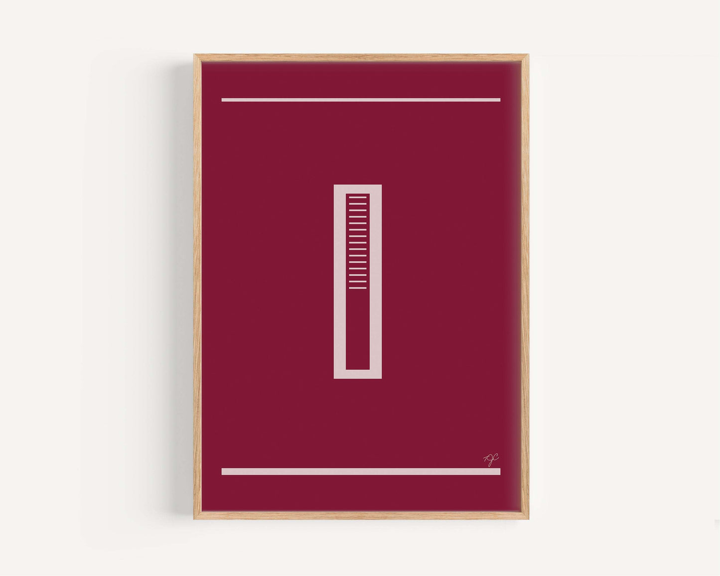 "I" – The Alphabet Print Collection