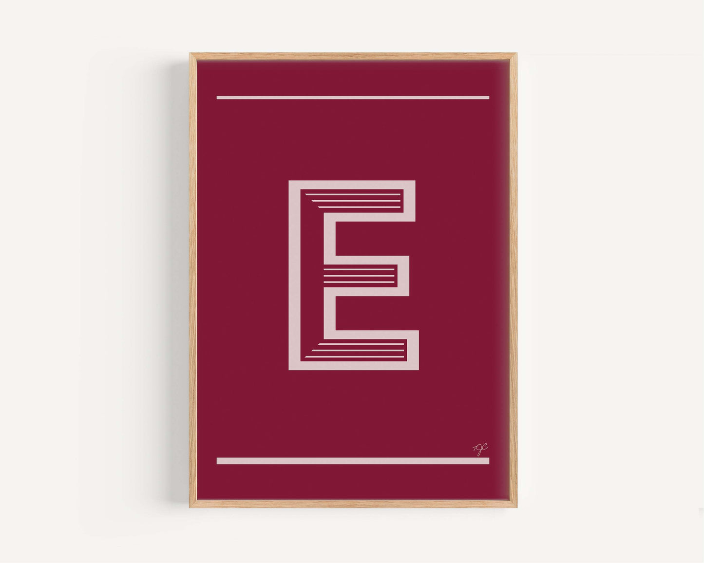 "E" – The Alphabet Print Collection