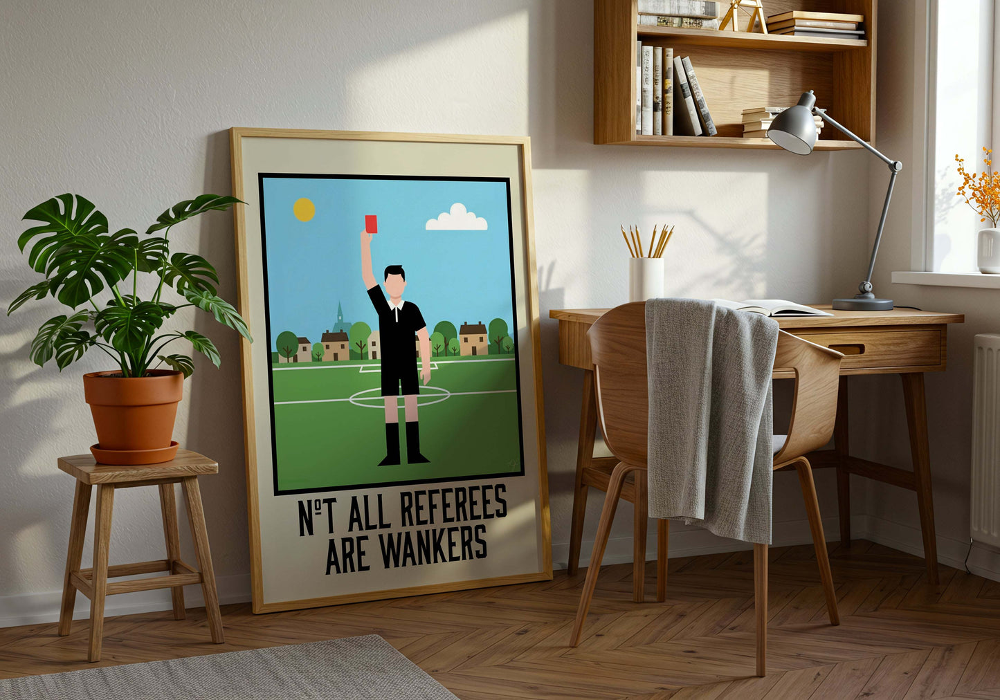 Not all Referees are Wankers - Wall Art Print