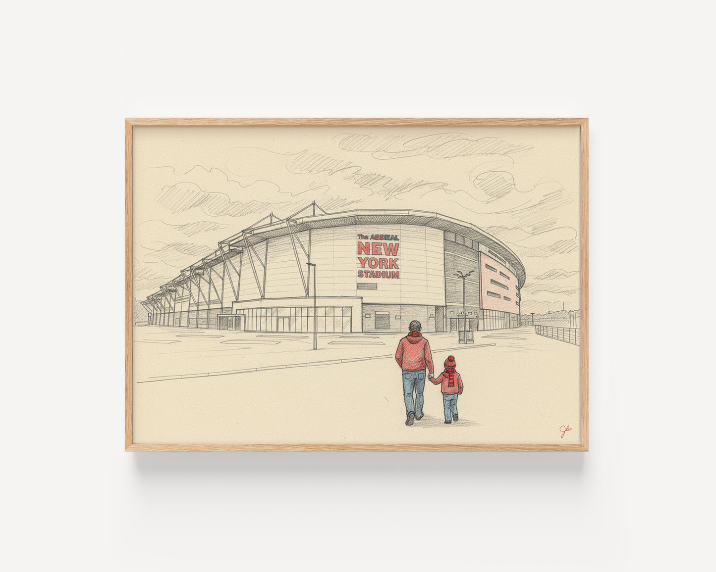 "New York, New York" Rotherham United FC Football Wall Art Print | UK