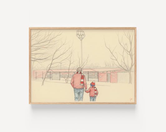 "Ammies Forever" Salford City FC Football Wall Art Print | UK