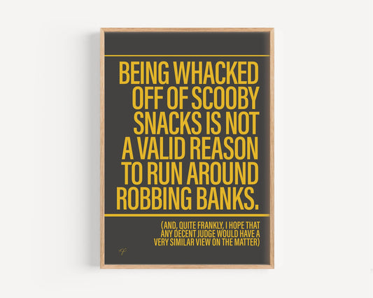Scooby Snacks print