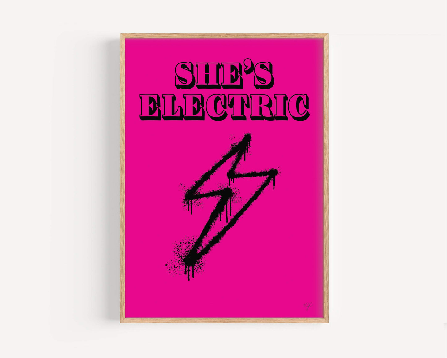 Shes Electric Oasis Print
