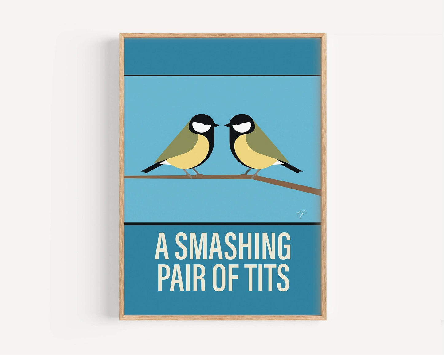 "A Smashing Pair of Tits" - Wall Art Print