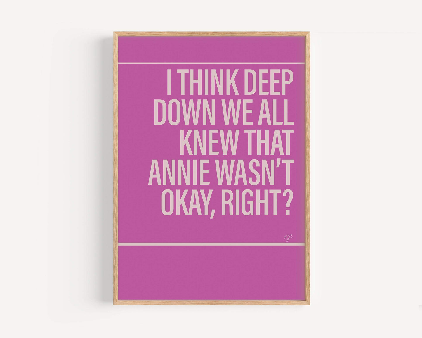 Smooth Criminal print