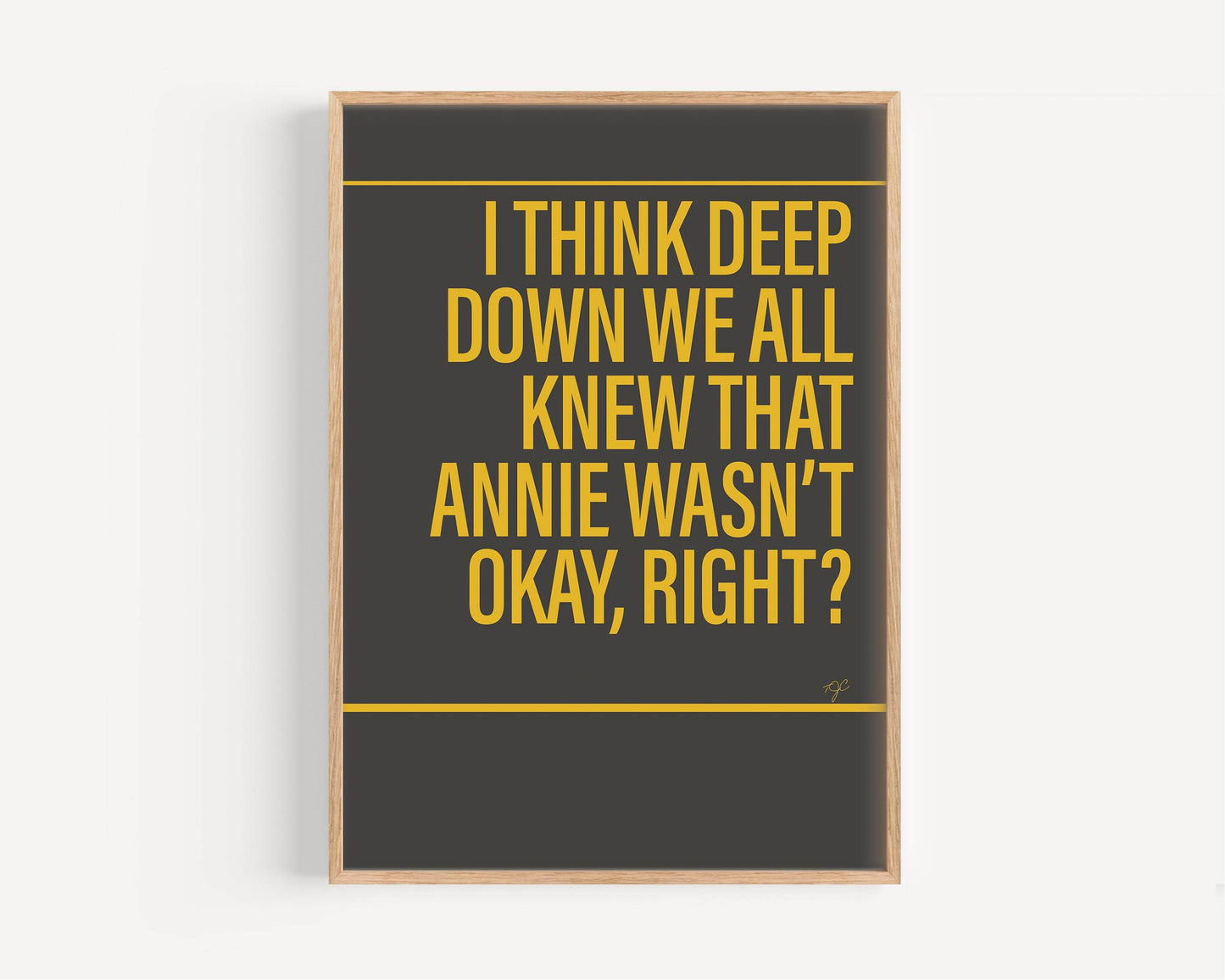 Smooth Criminal print