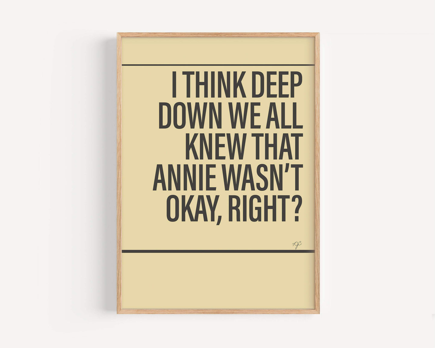 Smooth Criminal print