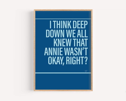 Smooth Criminal print