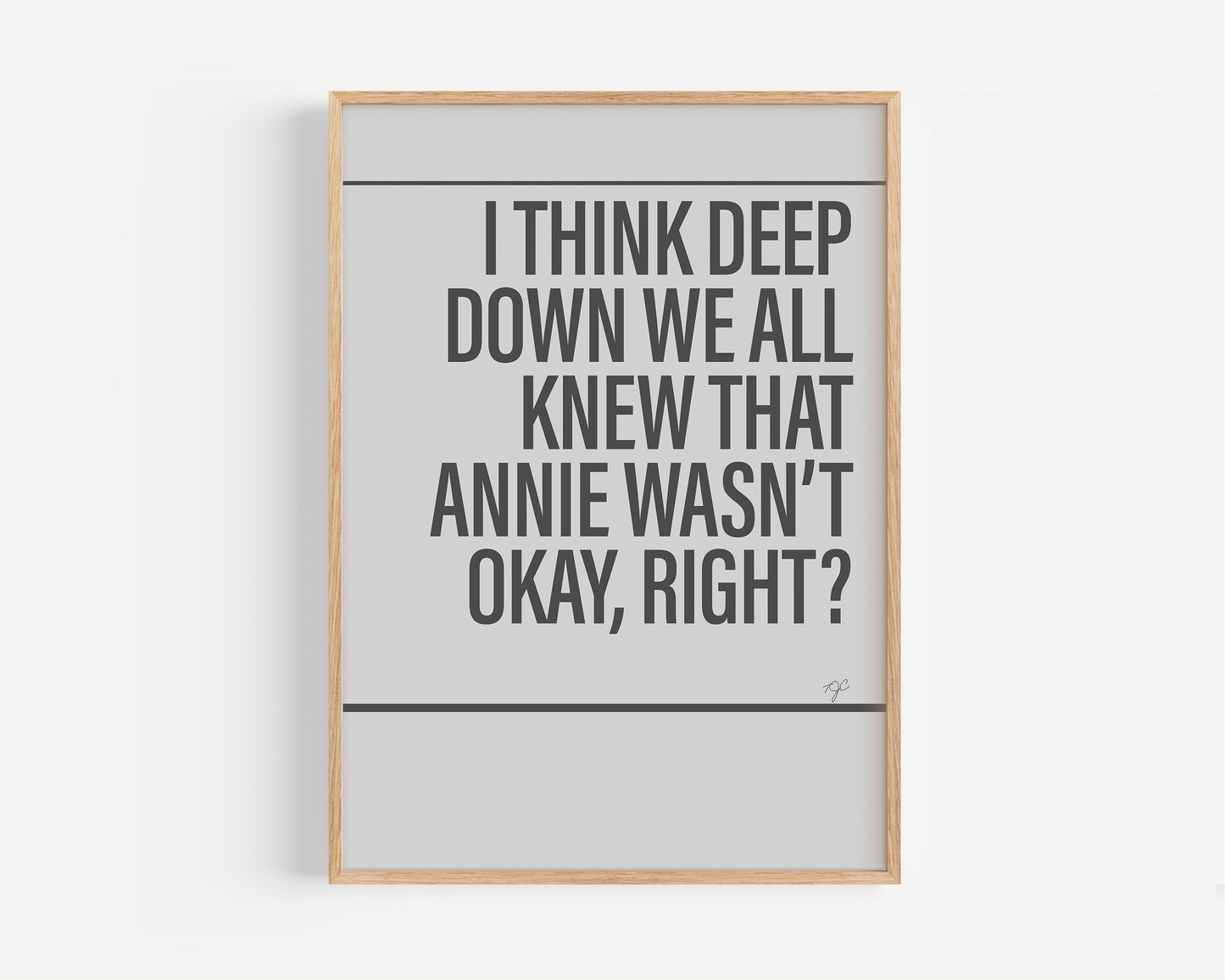 Smooth Criminal print