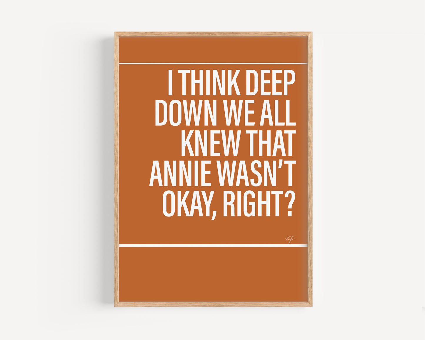 Smooth Criminal print