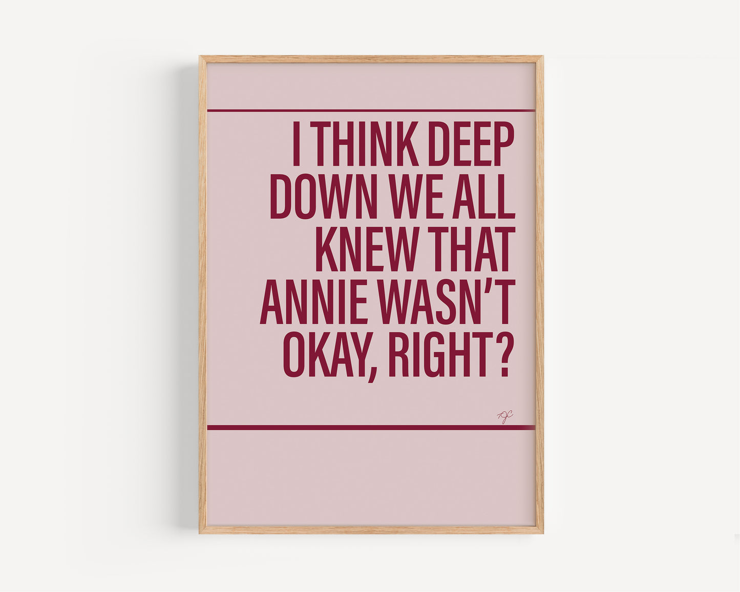 Smooth Criminal print