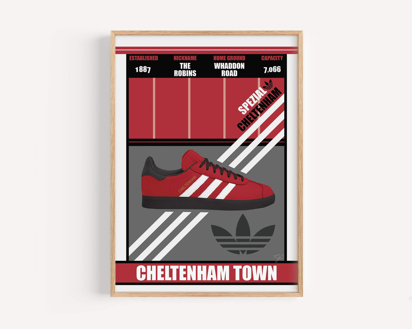 Cheltenham Town Spezial football print