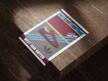West Ham United print Spezial trainer on high quality matte art paper! –  Striped Circle
