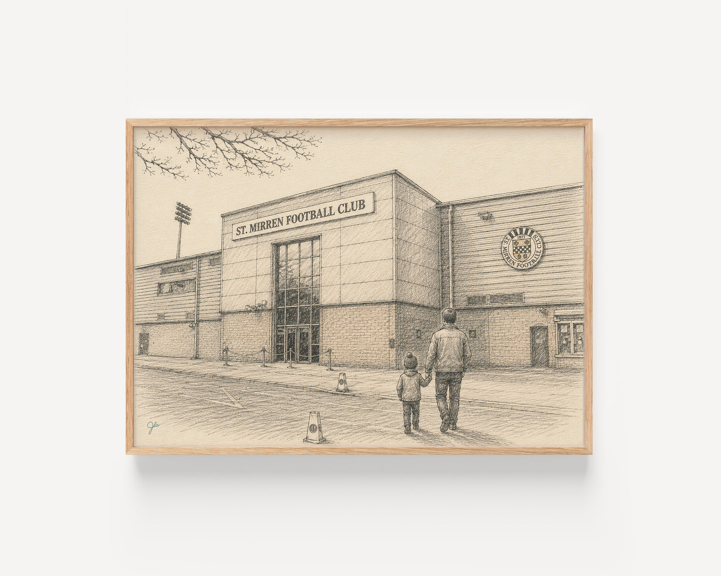 St Mirren FC SMiSA Stadium football wall art print