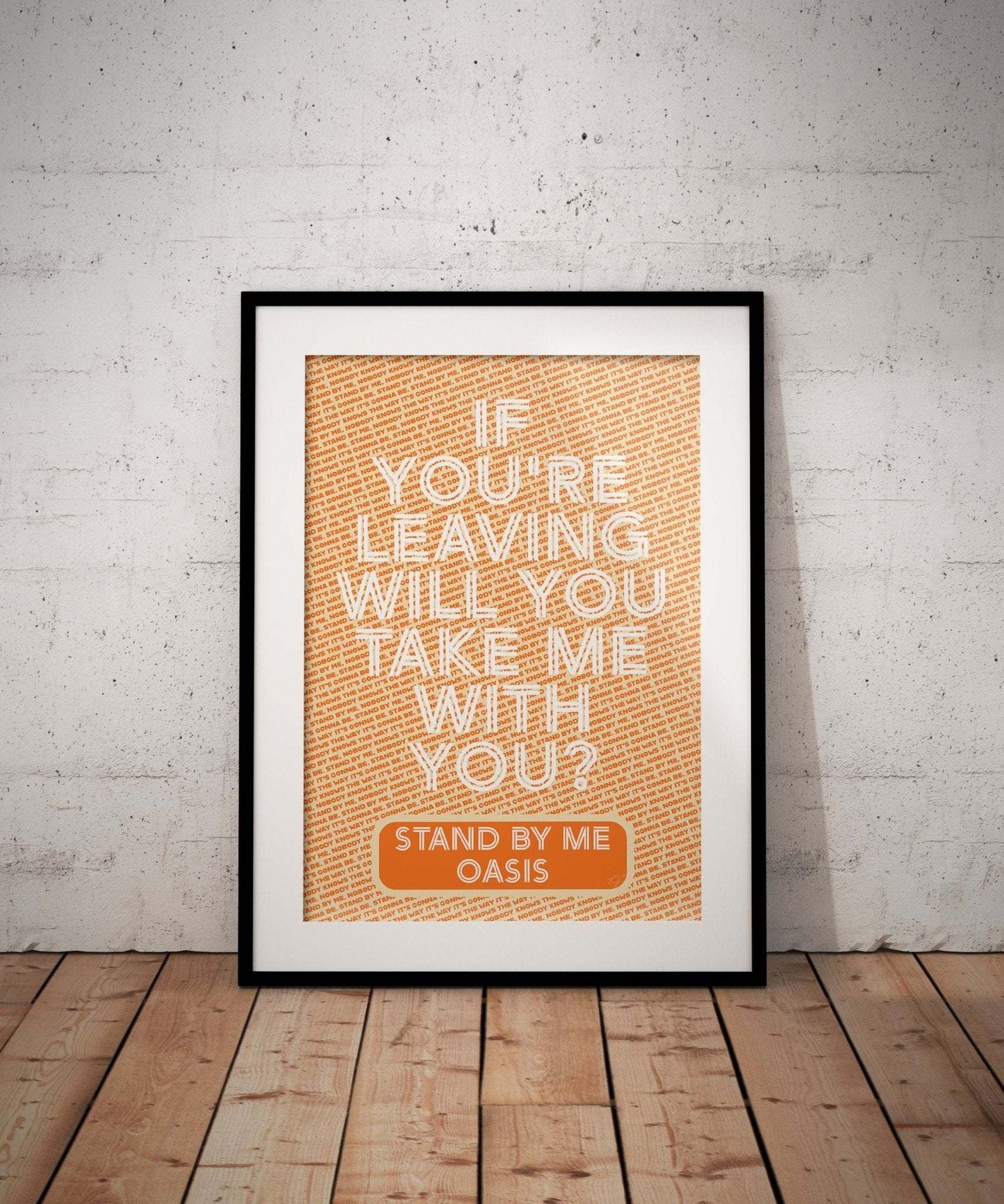 Oasis Stand by Me - Art Print - Striped Circle