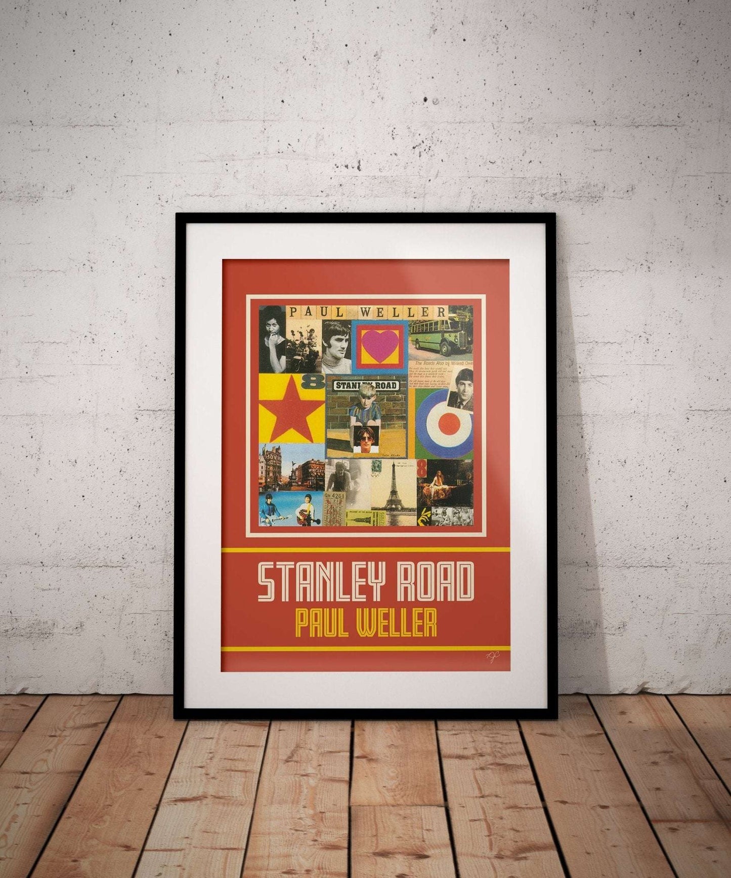 Stanley Road Paul Weller print - Striped Circle