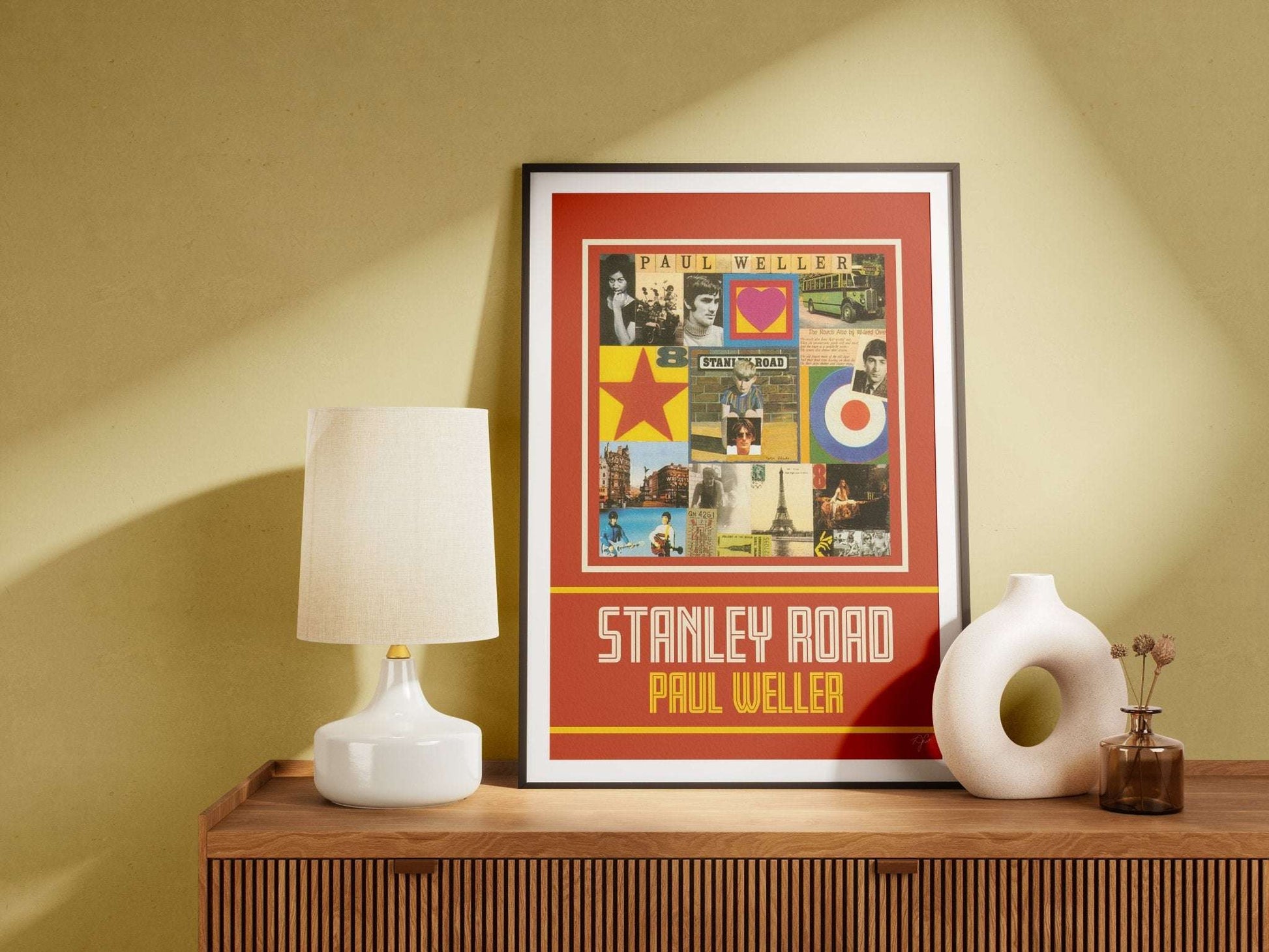 Stanley Road Paul Weller print - Striped Circle