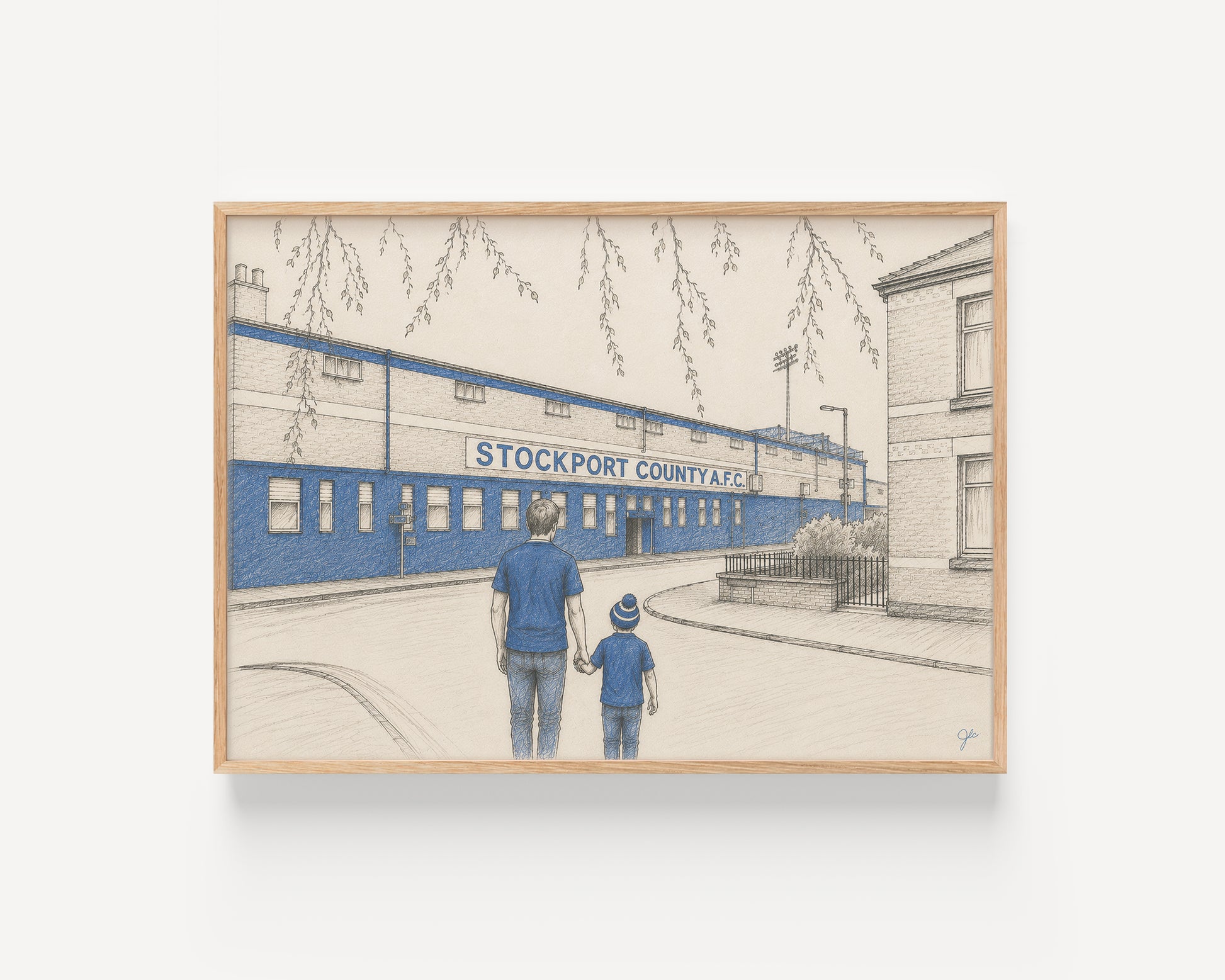 Stockport County FC Edgeley Park football wall art print