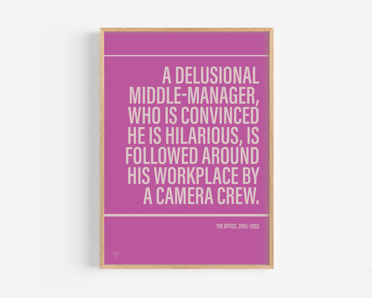 The Office (UK) Alternative TV and Film Print | UK Wall Art