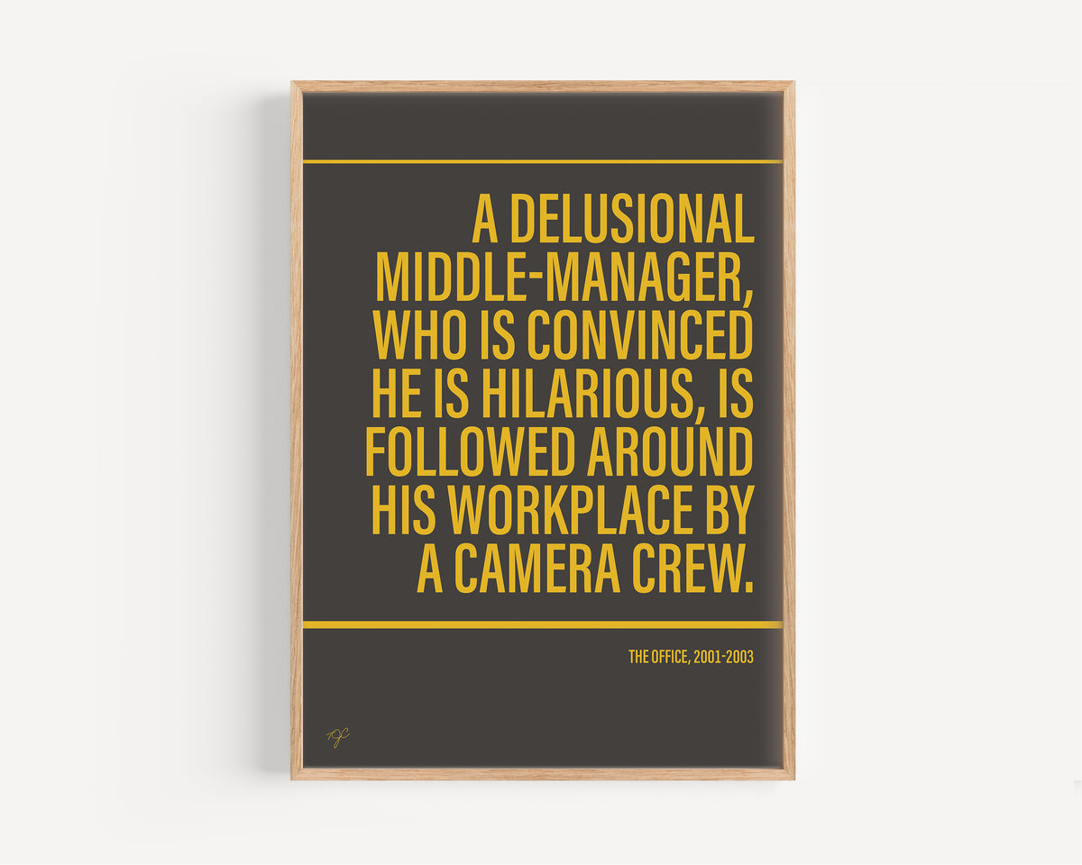 The Office (UK) Alternative TV and Film Print | UK Wall Art