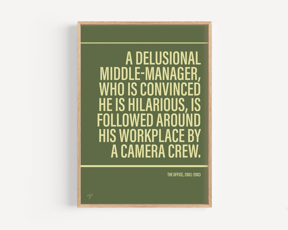 The Office (UK) Alternative TV and Film Print | UK Wall Art