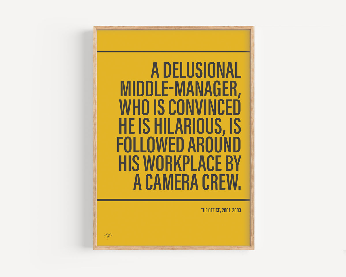 The Office (UK) Alternative TV and Film Print | UK Wall Art