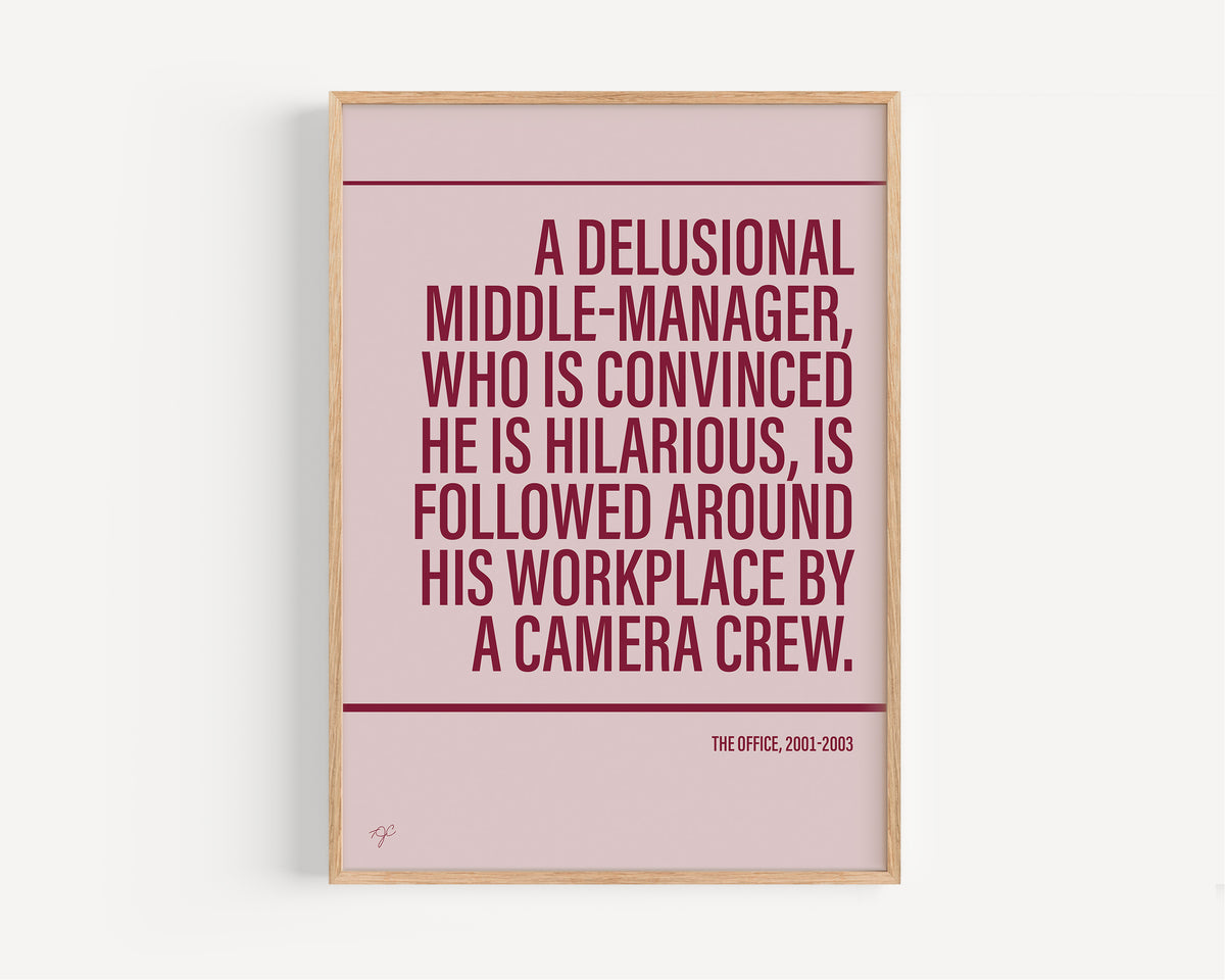 The Office (UK) Alternative TV and Film Print | UK Wall Art