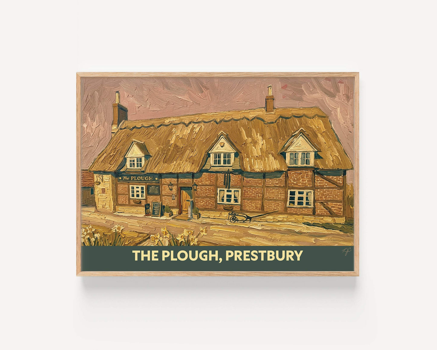 The Plough, Prestbury - Wall Art Print | UK