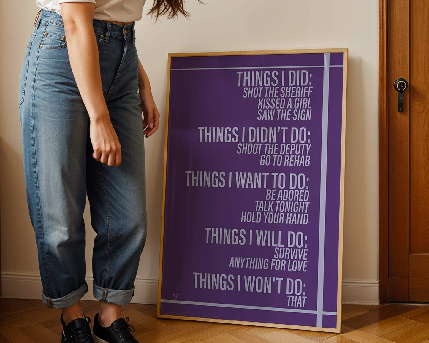 Things We Did... Wall Art Print