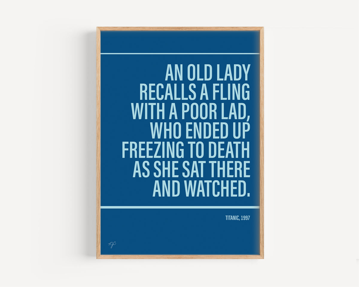 Titanic Alternative TV and Film Print | UK Wall Art