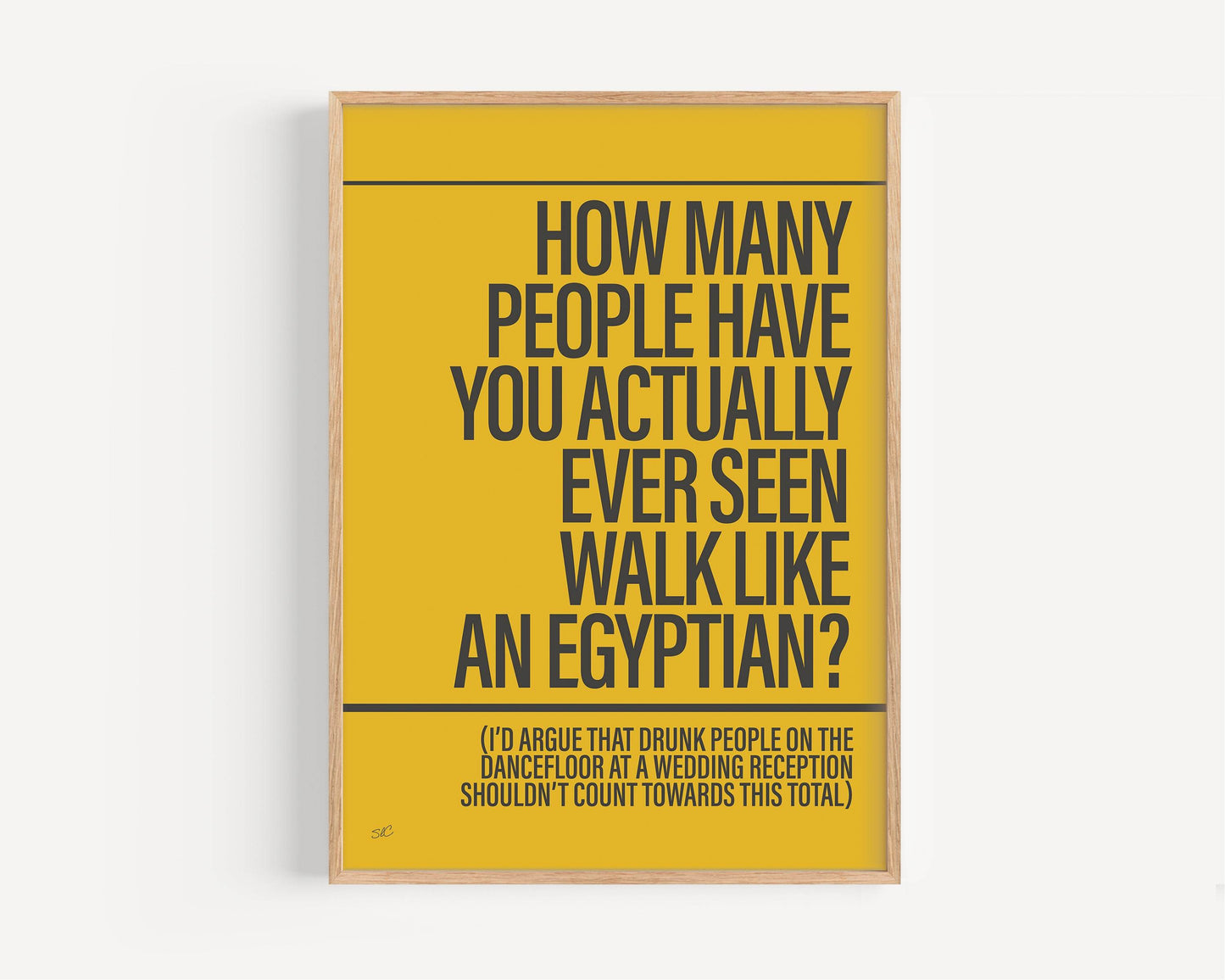 Walk Like an Egyptian print