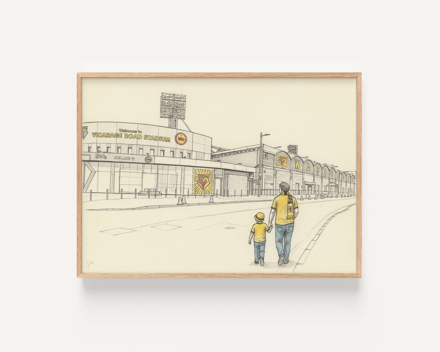 "Hornets at Home" - Watford Football Club print