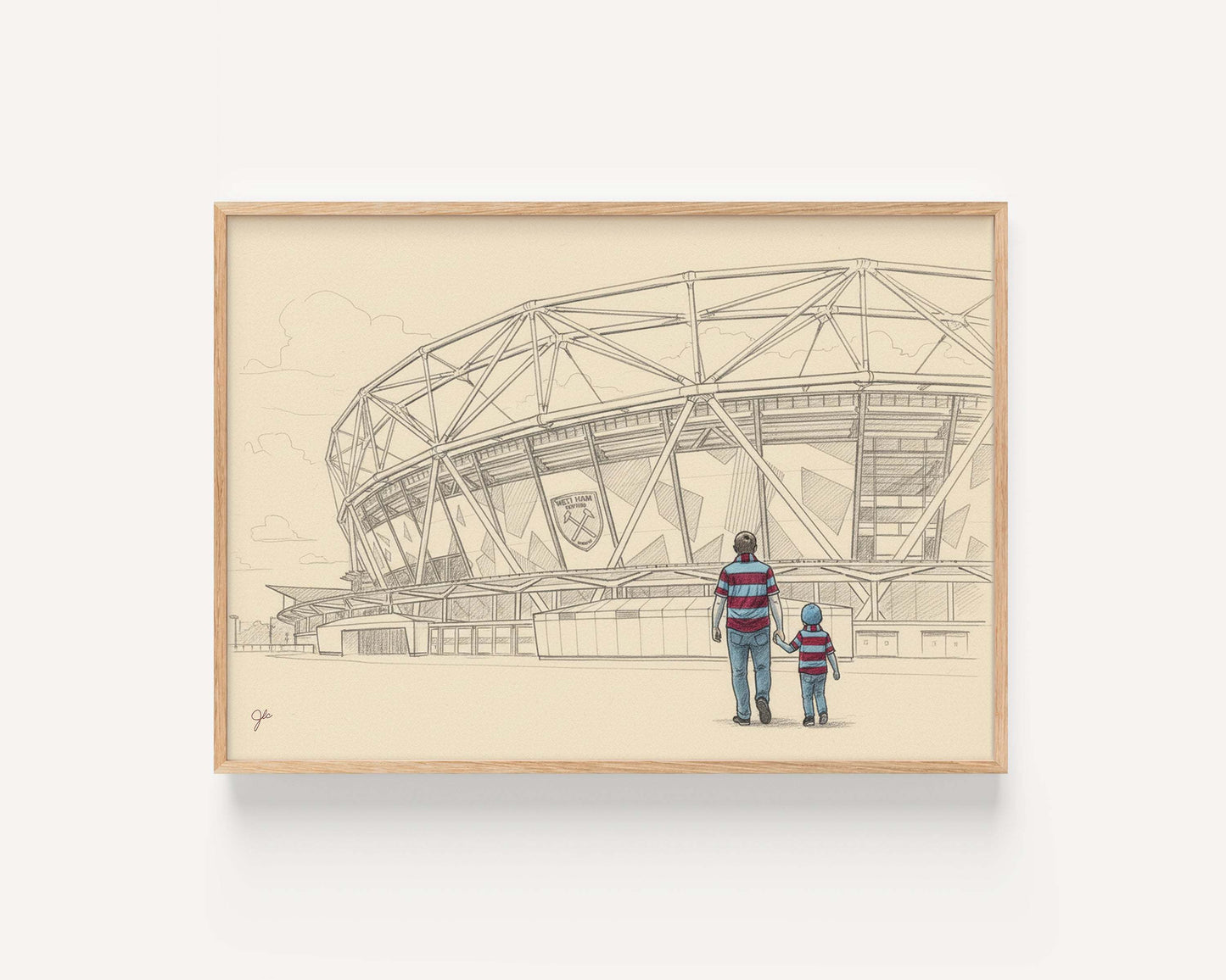 "Forever Blowing Bubbles" - West Ham United Football Club print