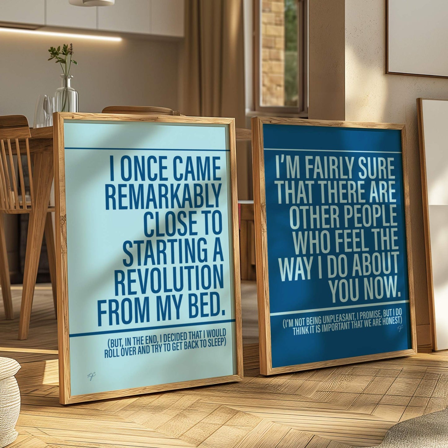 Wonderwall Oasis print on high quality matte paper - various colours!!