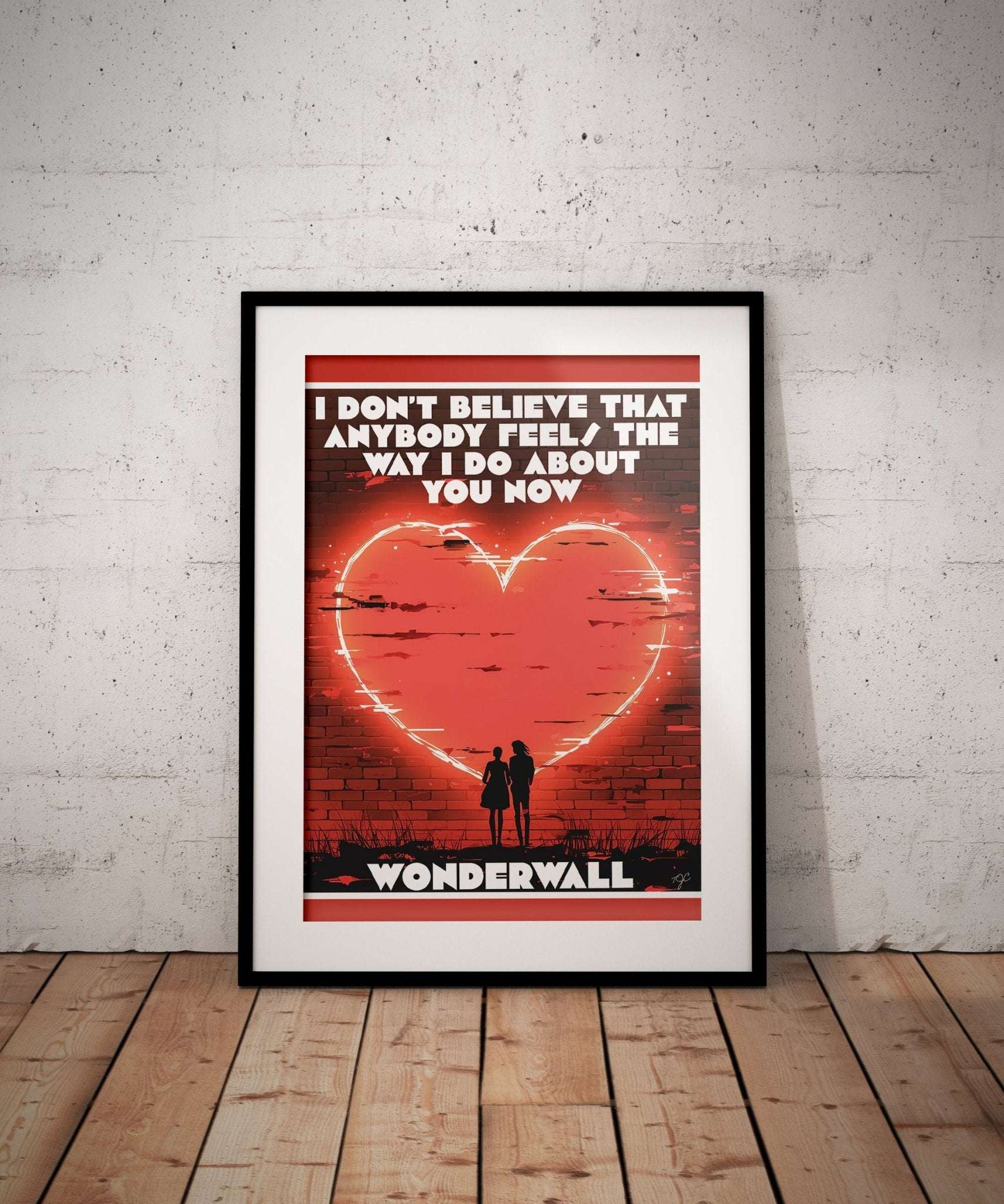 Wonderwall Oasis print - Striped Circle