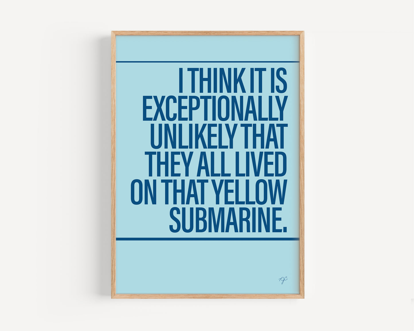 Yellow Submarine - Framed Print