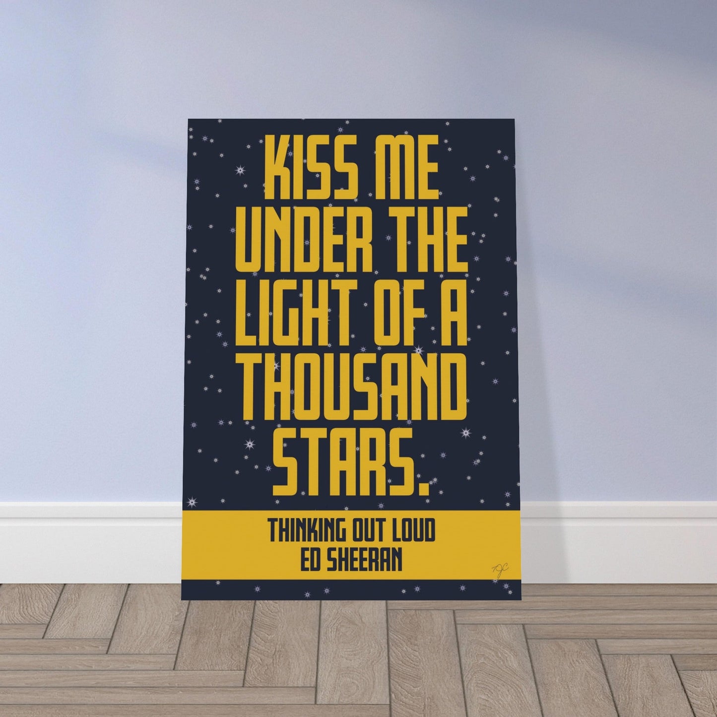 Thinking Out Loud - Ed Sheeran - Art Print