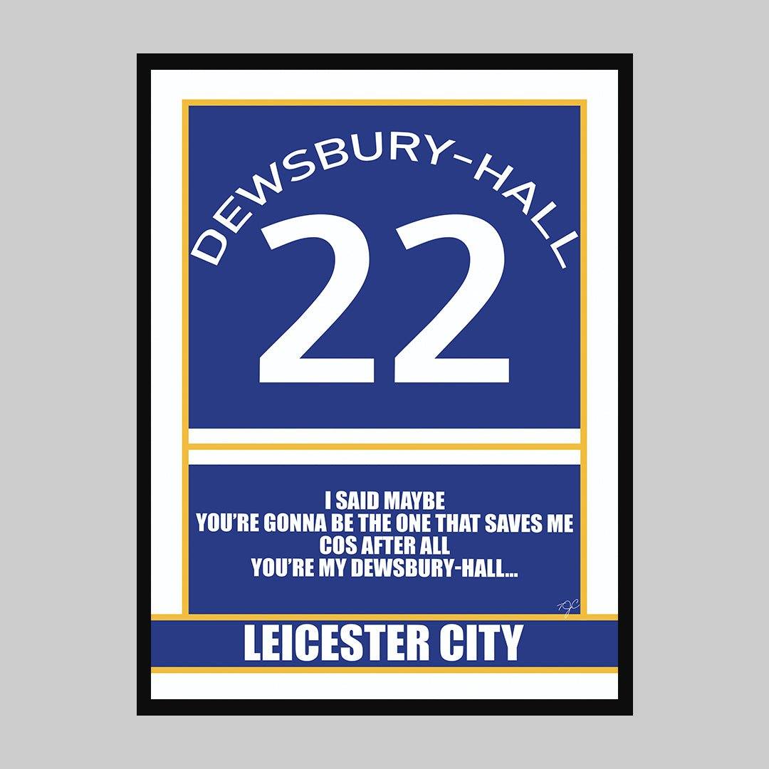 Leicester City Kiernan Dewsbury-Hall print - Striped Circle