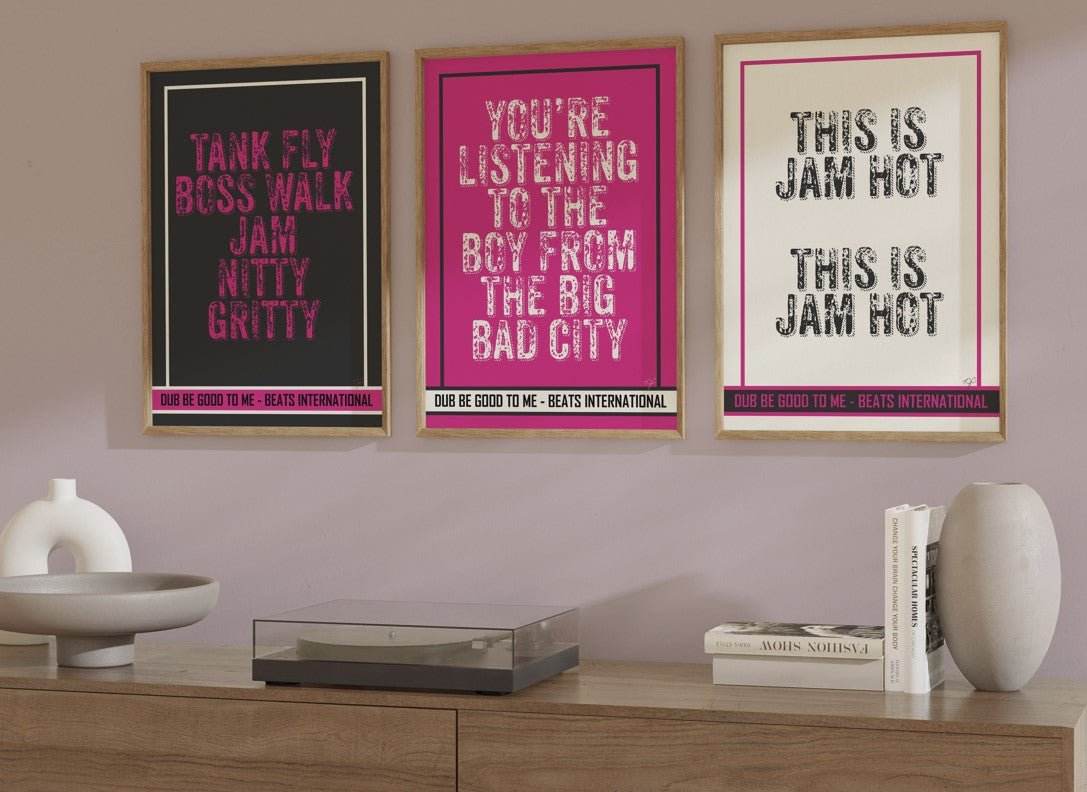 Dub Be Good to Me (Part I) - Beats International - Art Print - Striped CircleA4