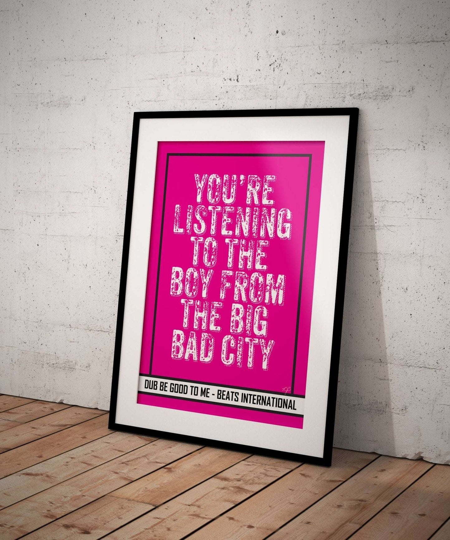 Dub Be Good to Me (Part II) - Beats International - Art Print - Striped Circle