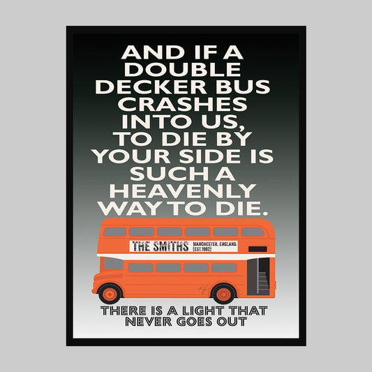 There is a Light That Never Goes Out - The Smiths - Art print (Part 2) - Striped CircleA4
