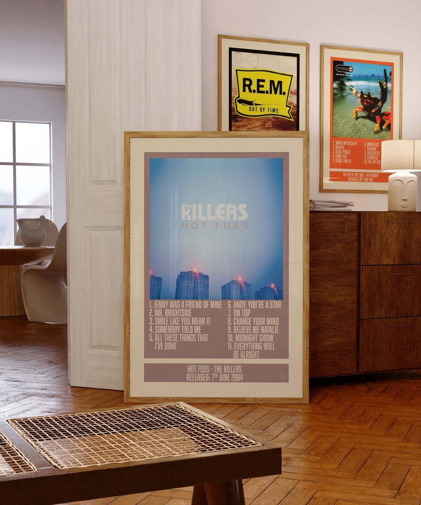 Hot Fuss - The Killers - Album Print - Striped Circle