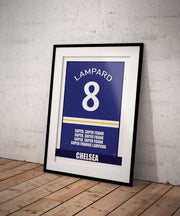 Frank Lampard Chelsea - Football Print - Striped Circle