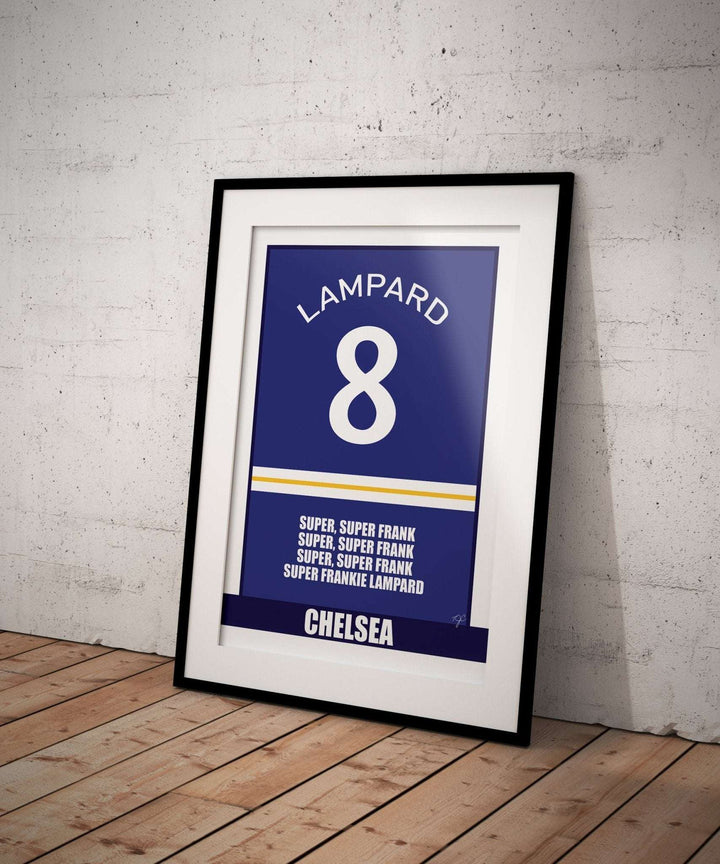 Frank Lampard Chelsea - Football Print - Striped Circle