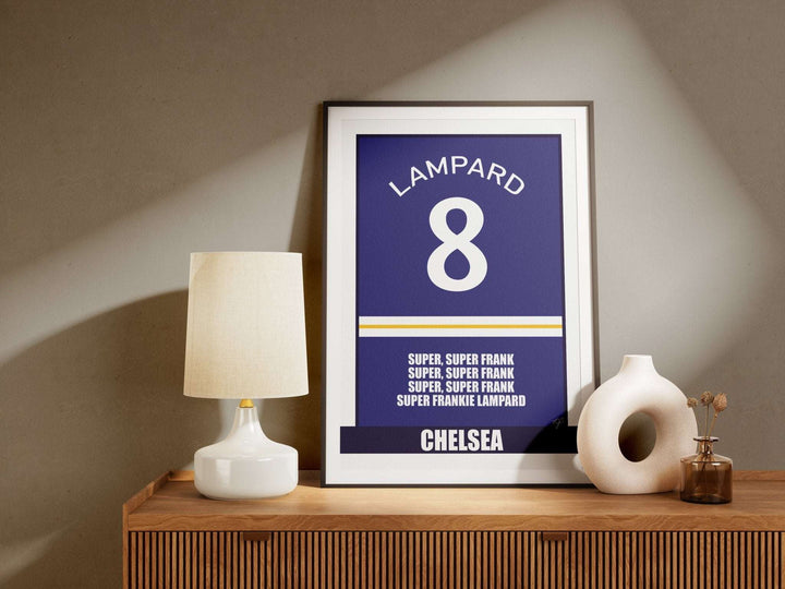 Frank Lampard Chelsea - Football Print - Striped Circle