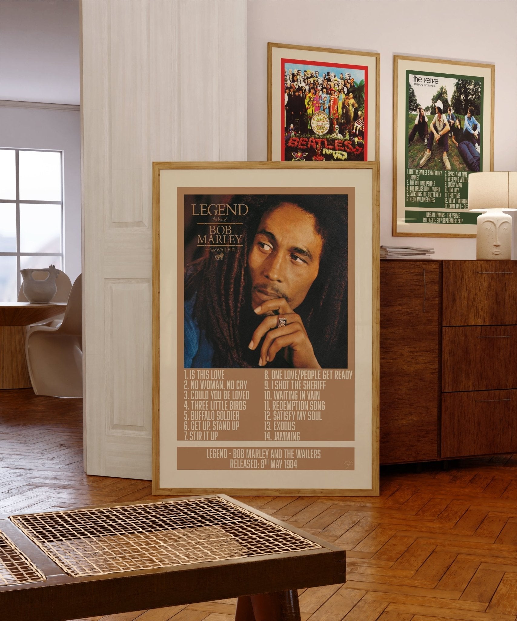 Legend - Bob Marley & The Wailers - Album Print - Striped Circle